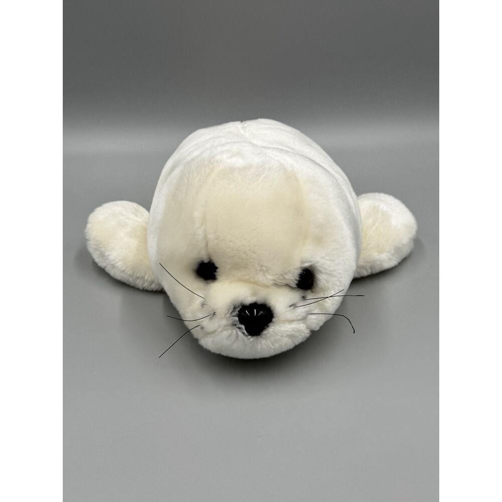 Sea World White Harp Seal Pup Plush 12 Inch Stuffed Animal